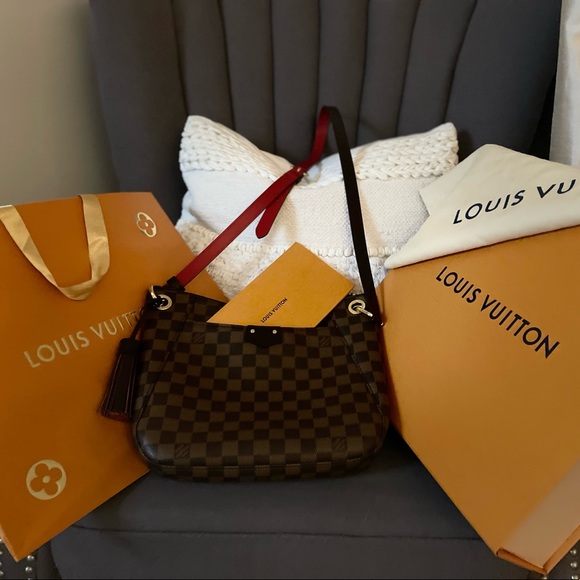 Louis Vuitton South Bank Besace Shoulder Bag Brown Canvas Damier - Picture 3 of 3